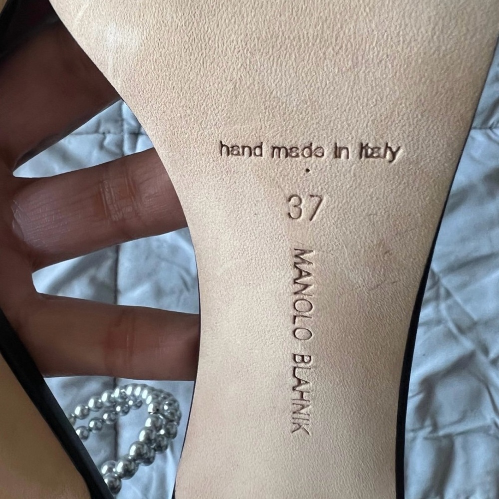 Manolo Blahnik Charona 105 Sandal NWOB - Picture 7 of 8